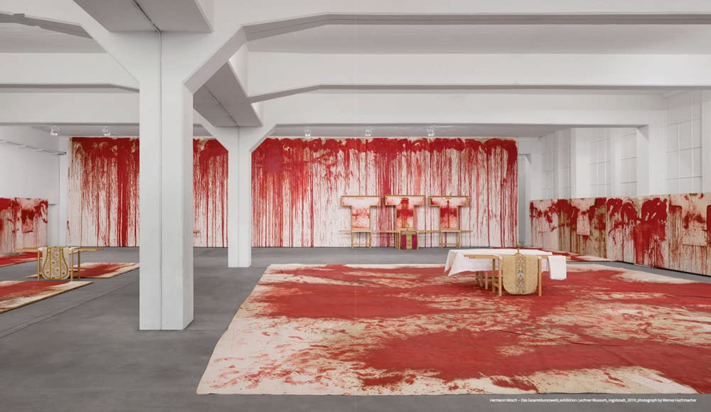 Hermann Nitsch: 20th Painting Action - Vienna Secession Abstract Art for Modern Home & Office Decor | Wall Art, Gift Idea for Art Lovers