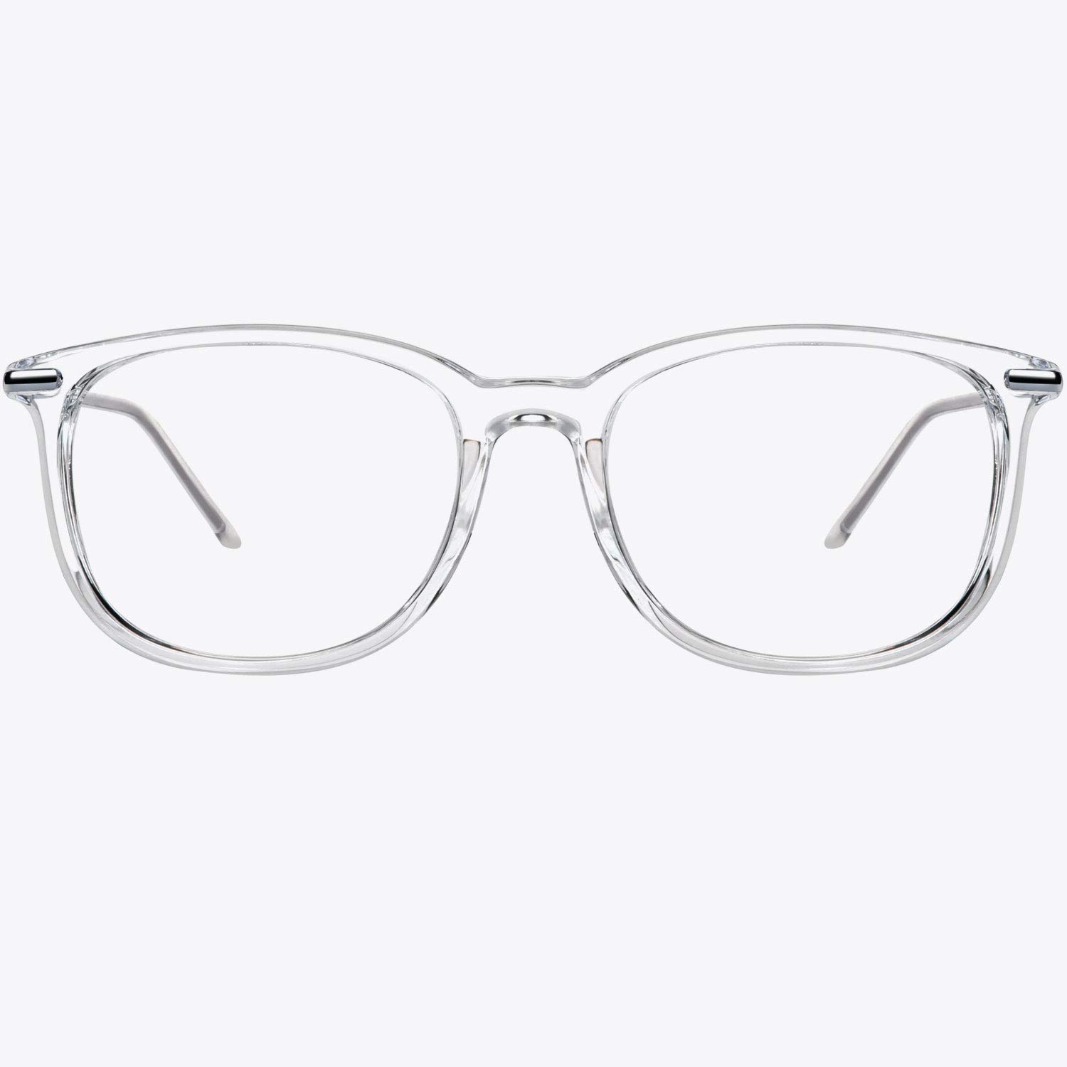 GQUEEN Fashion Fake Glasses Non-Prescription Clear Lens Nerd Frames for Women & Men (201579) - Perfect for Cosplay, Costume Parties & Everyday Fashion Accessory