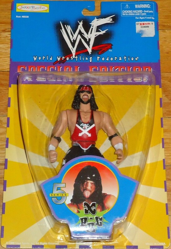 1999 WWF Jakks Pacific Special Edition Series 5 X Pac Wrestling Action Figure - Exclusive Collectible Toy for Wrestling Fans & Nostalgic Gift for WWF Enthusiasts - Perfect for Display, Play & Memorabilia Collections
