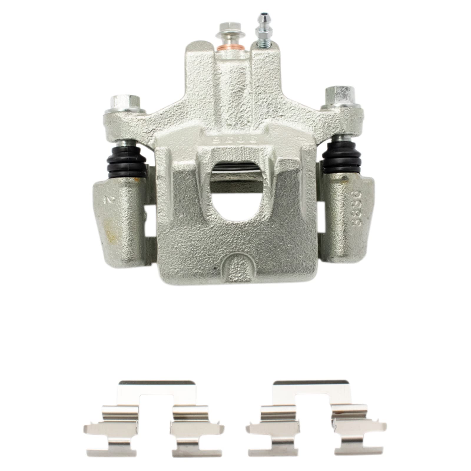 TRQ Rear Brake Pad and Rotor Kit - Ceramic Brake Pads & Solid Rotors - Compatible with 2006-2007 Toyota Avalon, 2002-2006 Camry, 2004-2008 Solara - Perfect for Smooth Braking & Long-Lasting Performance