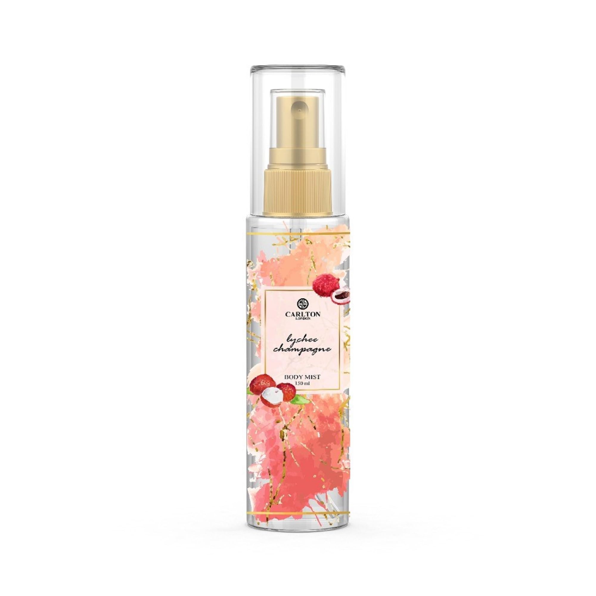 Carlton London Lychee Body Mist for Women - 150ml Long Lasting Fruity Floral Fragrance Spray | Refreshing Luxury Perfume Mist | Perfect for Daily Wear, Date Nights & Special Occasions