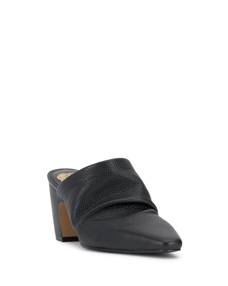 Carlie Slouched Pointed Toe Mule Shoes for Women - Black Comfortable Slide-On Loafers | Perfect for Office, Casual Outfits & Everyday Wear