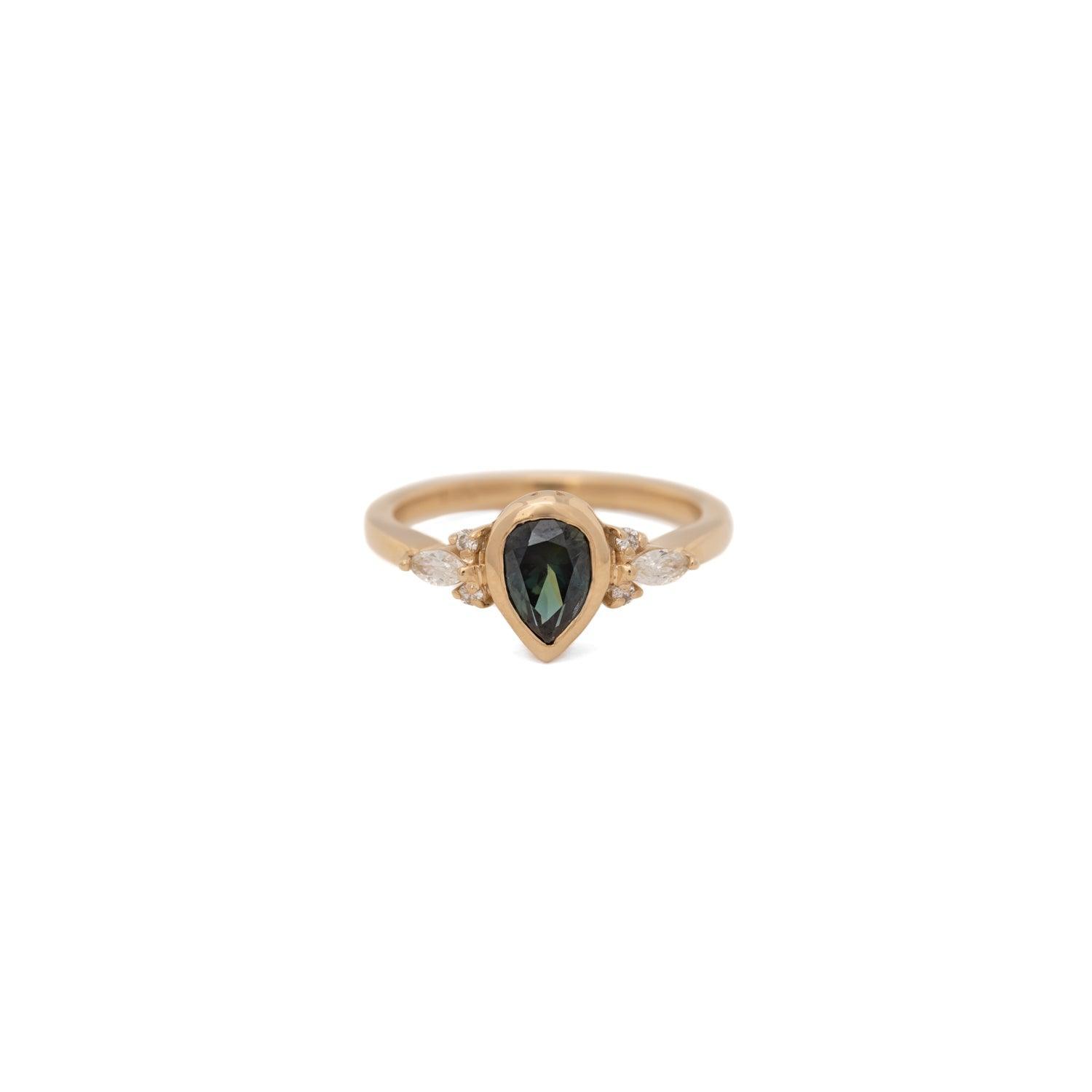 Evelyn Elegant Sapphire Ring for Women - 925 Sterling Silver Vintage Blue Gemstone Jewelry - Perfect for Engagement, Wedding & Anniversary Gifts