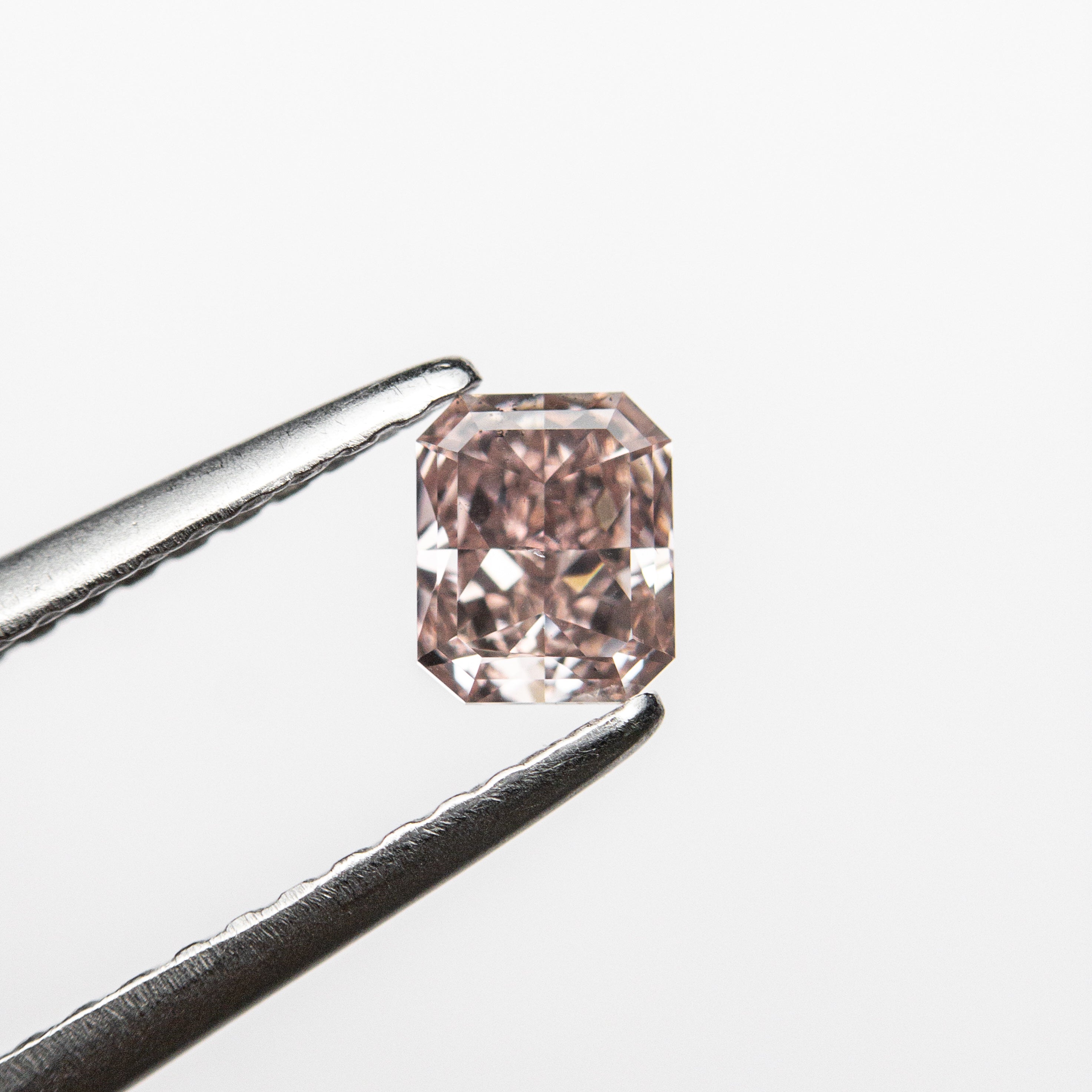 0.36ct GIA Certified Fancy Orangy Pink Diamond - 4.46x3.68x2.31mm SI1 Cut Corner Rectangle Brilliant Cut | Engagement Rings, Wedding Bands & Fine Jewelry | USA Seller