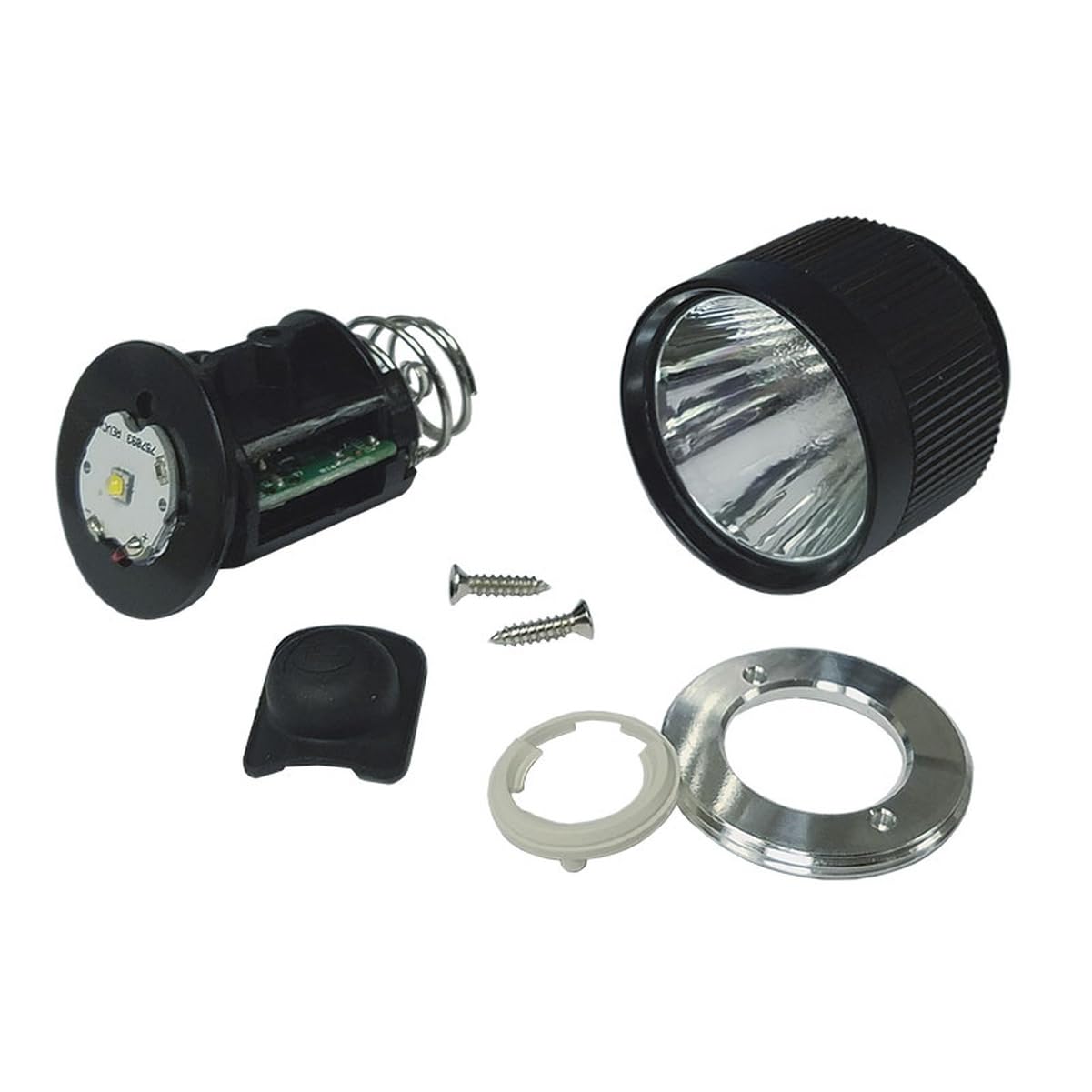 Streamlight 75768 Stinger LED/DS/FC Upgrade Kit with Facecap Assembly, Ring & Switch Assembly - Flashlight Replacement Parts for Police, Security & Tactical Use