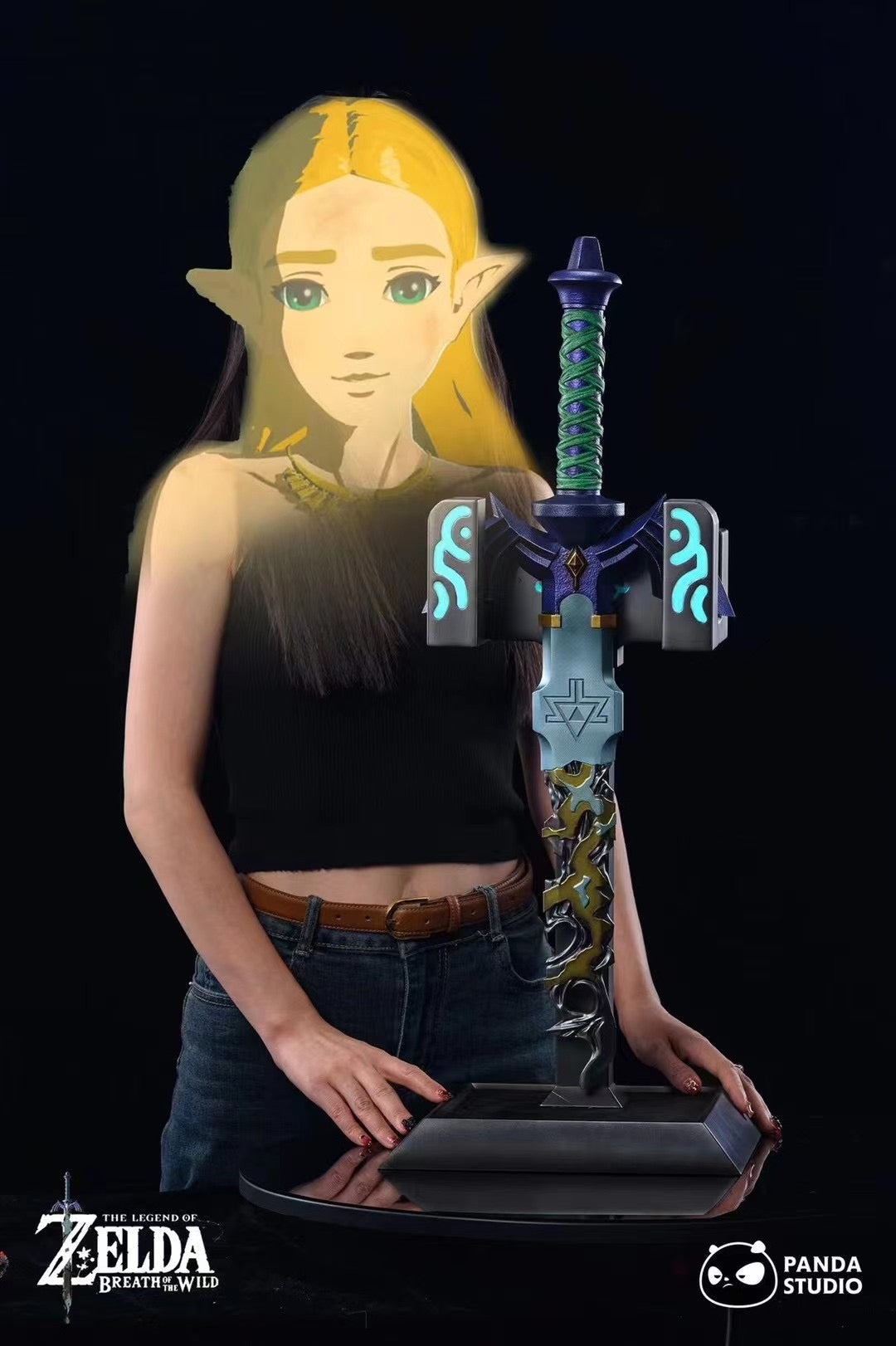 Panda Studio Rotten Master Sword - Handcrafted Replica for Cosplay, Collectors & Gaming Decor | Perfect for The Legend of Zelda Fans & Fantasy Themed Parties