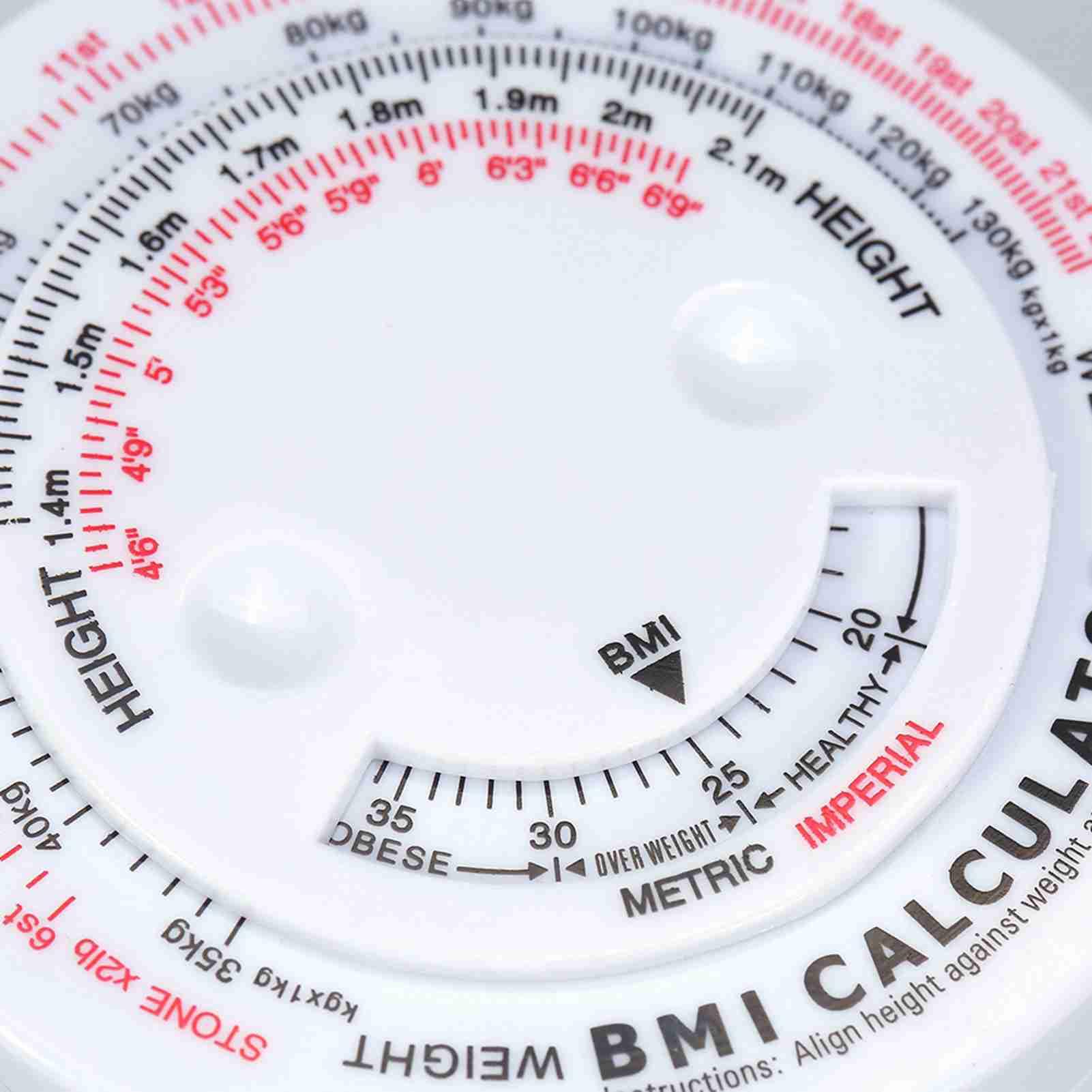 Filfeel BMI Measure Tape - Body Fat Caliper Tester & Retractable Fitness Measuring Tape for Accurate Body Mass Index and Fat Measurement | Perfect for Home Gym, Weight Loss Tracking, and Personal Fitness Goals