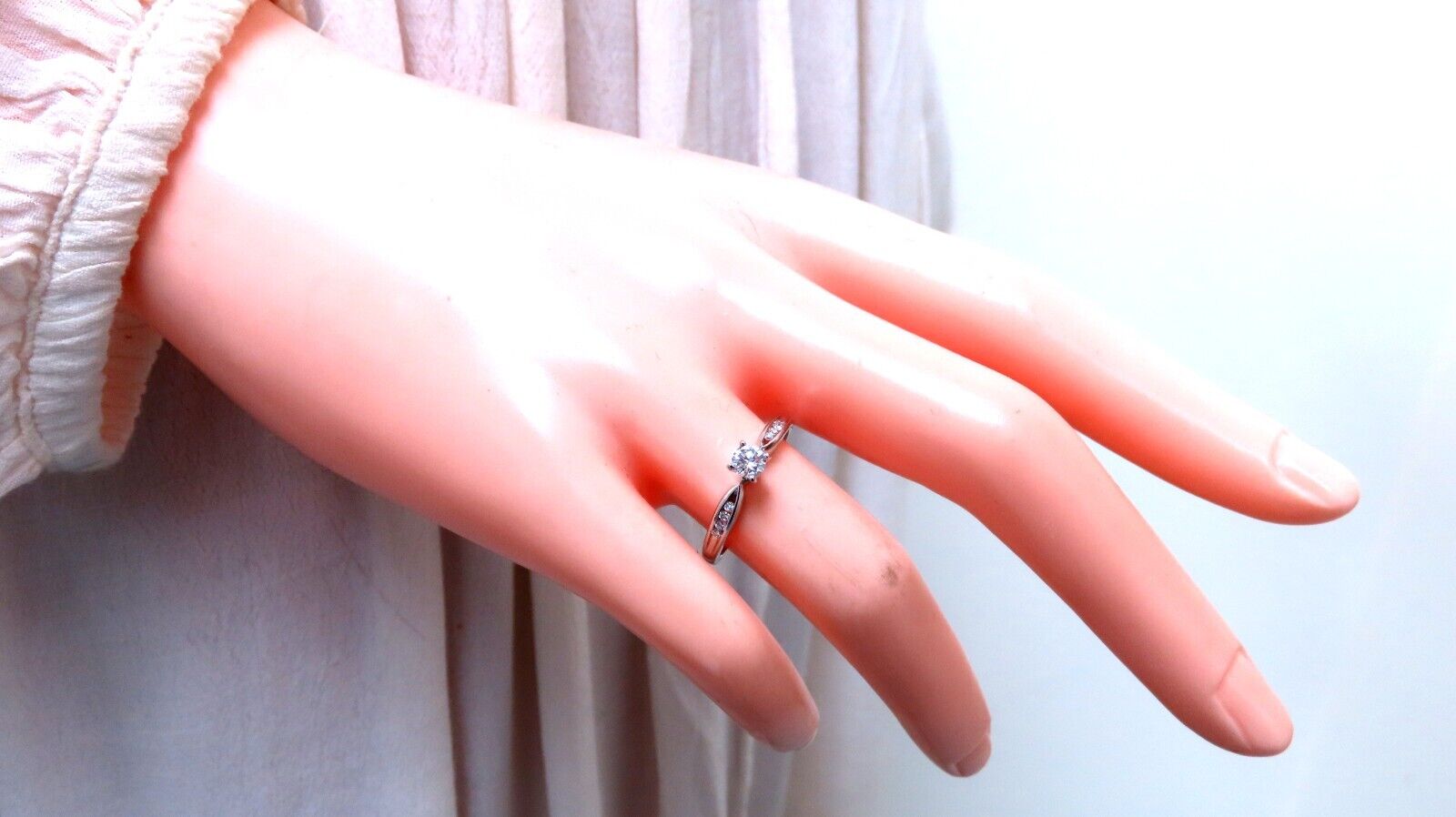 14K Gold Traditional Natural Diamond Engagement Ring 0.24ct - Perfect for Proposals, Anniversaries & Special Occasions