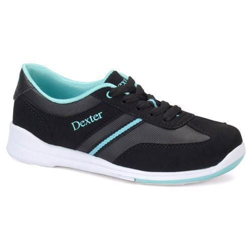 Dexter Women's Dani Black Turquoise Bowling Shoes - Lightweight & Comfortable for League Play & Casual Bowling