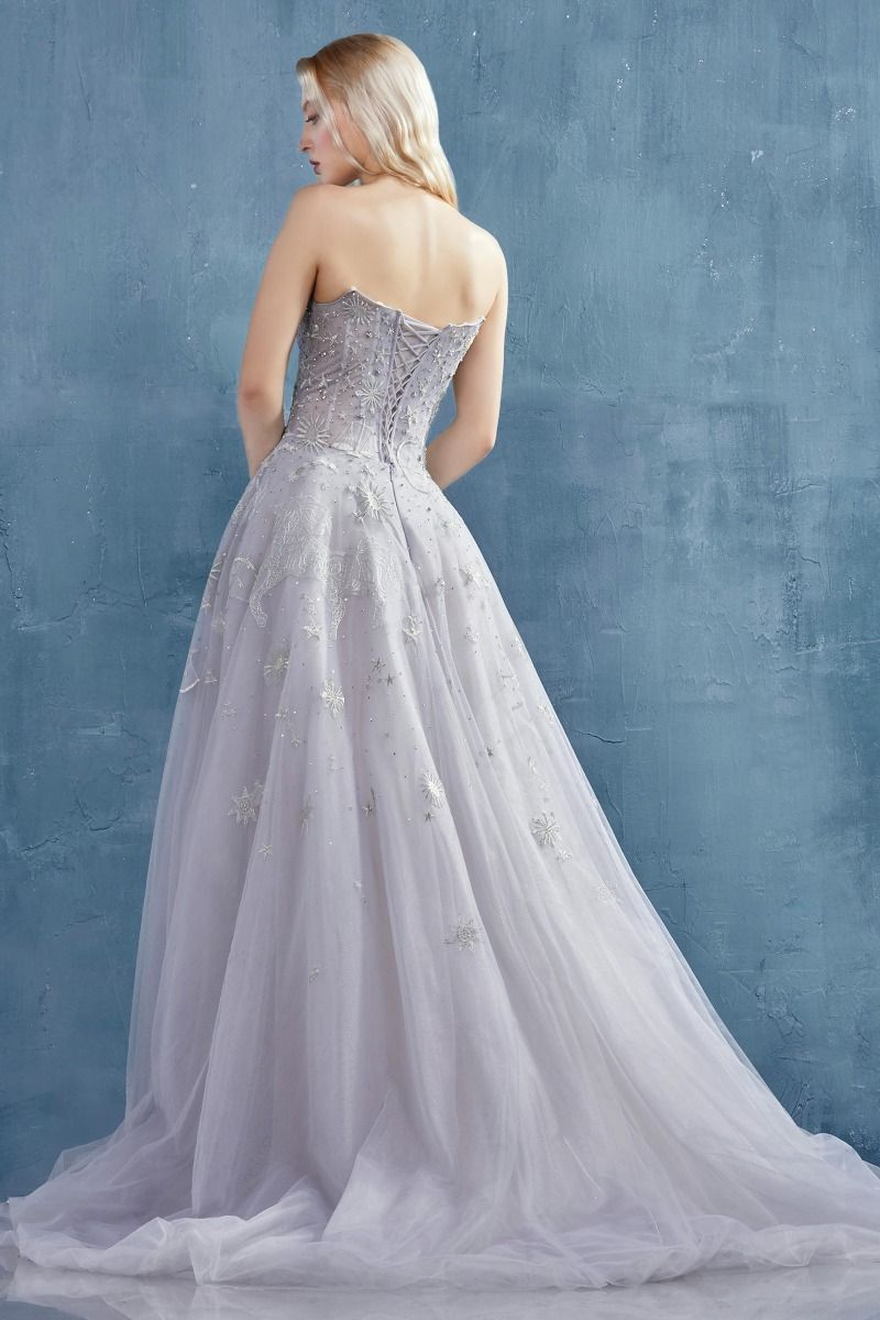 Stunning A0890 Constellation Selene Tulle Ball Gown by Andrea & Leo | Elegant Wedding Dress for Prom, Quinceañera & Formal Events
