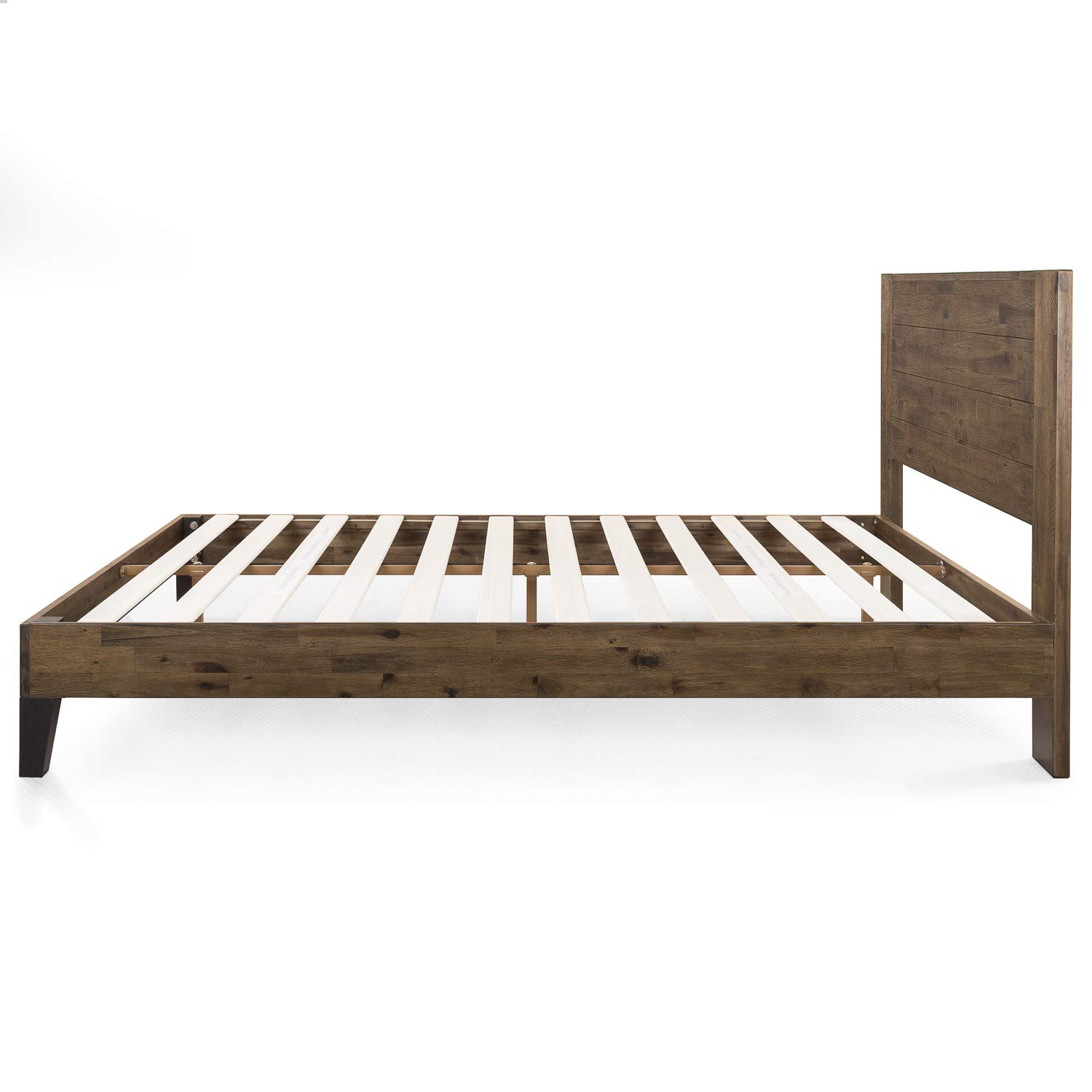 ZINUS Tonja Wood Platform Bed Frame with Headboard - Full Size Mattress Foundation with Wooden Slat Support - No Box Spring Needed - Easy Assembly - Perfect for Bedroom, Guest Room & Dorm Furniture