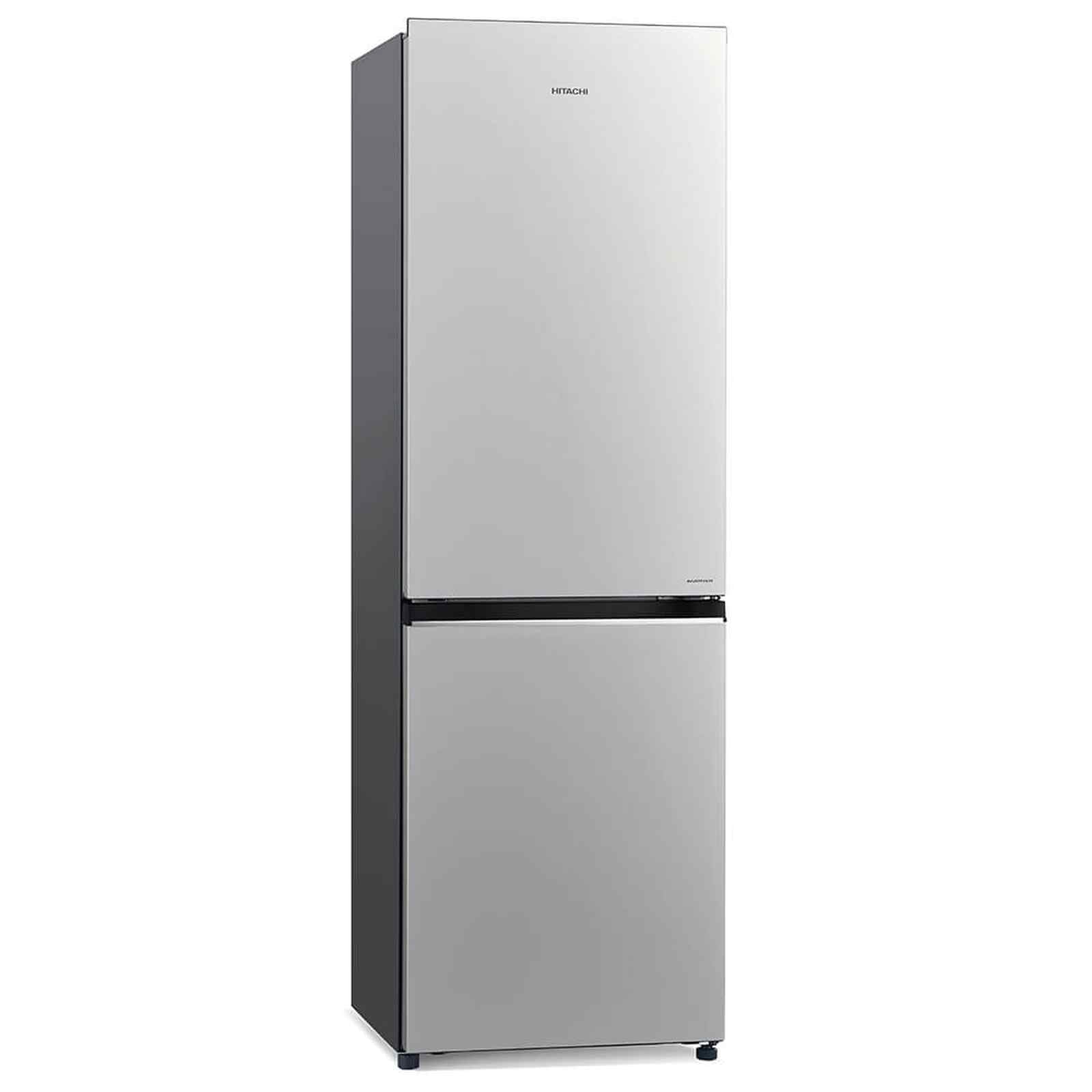 Hitachi 330L 2 Door Refrigerator R B410P6MS BSL Bottom Freezer - Energy Efficient Large Capacity Fridge for Home, Kitchen, Office & Restaurant Use