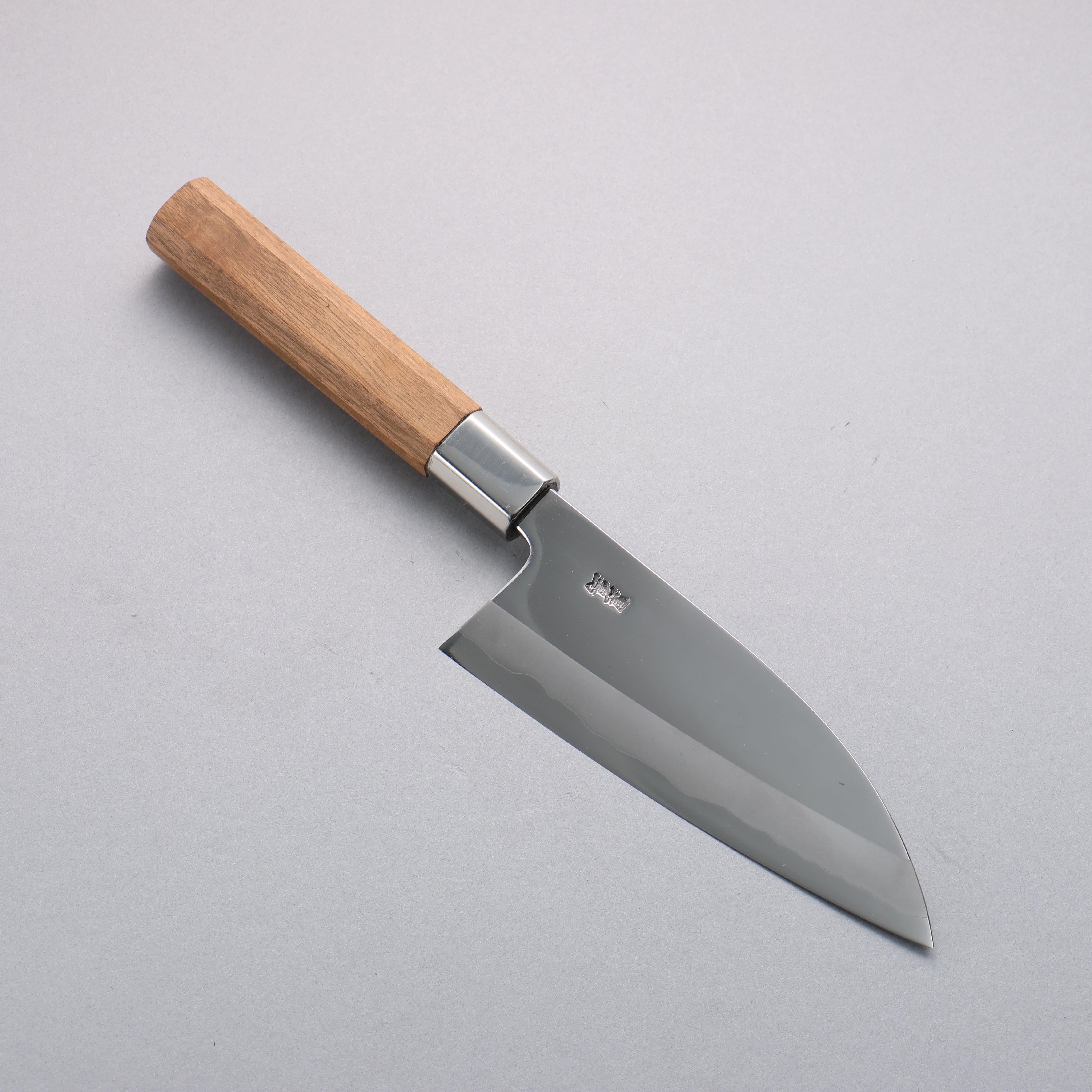 Premium Kurotori Silver Steel No.3 Migaki Finished Deba Knife 165mm with Walnut Handle - Professional Japanese Chef Knife for Sushi, Fish Filleting & Precision Cutting