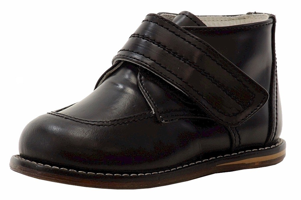 Josmo Baby Walker Shoes - Soft Leather Dress Shoes with Velcro Straps for Infants & Toddlers - Perfect for First Steps, Special Occasions & Everyday Wear