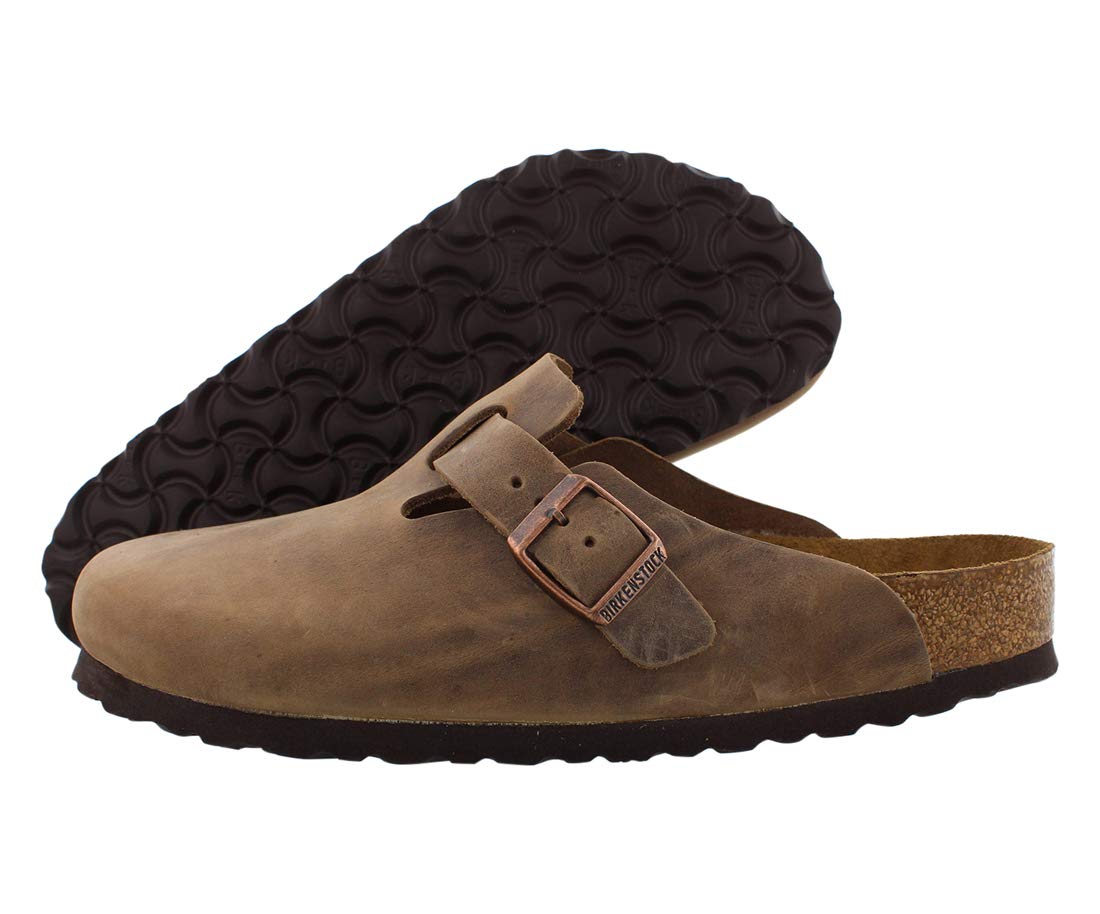 **Birkenstock Boston SFB TOB Oil Leather Unisex Clogs - Size 46 (EU) | Comfortable & Durable Slip-On Shoes for Men & Women | Perfect for Home, Office & Casual Wear**