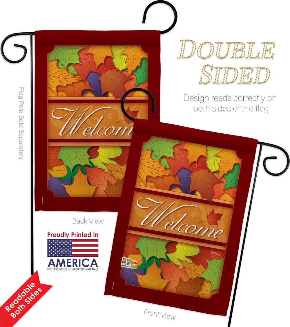 Fall Harvest Garden Flag Set - 13x18.5