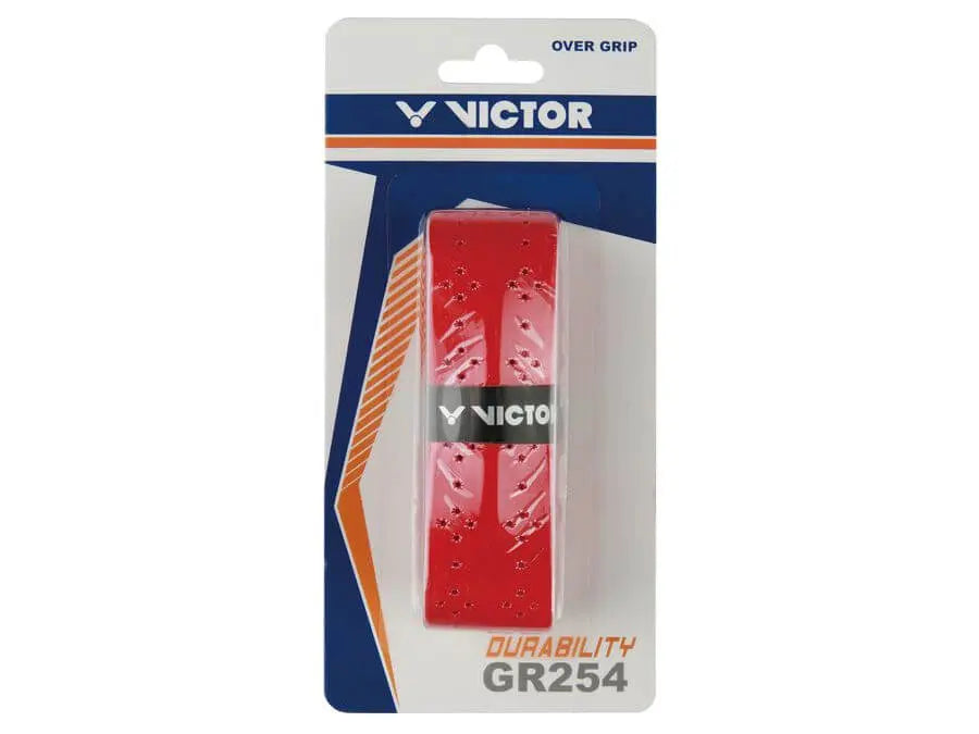 Victor GR254 Tennis Overgrip - Premium Cushioning & Sweat Absorption for Enhanced Grip & Comfort - Perfect for Tennis, Badminton & Racquet Sports Players