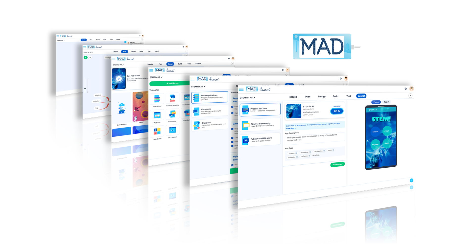 MAD Learn Classroom Package - 1 Year License for STEM Education & Coding Lessons | Perfect for Schools & Online Learning