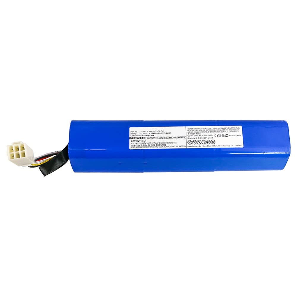 Synergy Digital Equipment Battery - 11.1V 10400mAh Li-ion Replacement for Bird Signal Hawk SH-36s & 3S4P/LIC18650-22C PCM | Ultra High Capacity | Perfect for Field Operations, Emergency Communications & Signal Detection Equipment