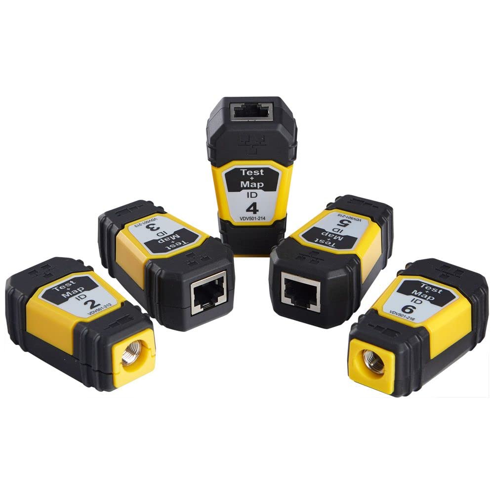 Klein Tools VDV770-850 Remote Upgrade Kit for Scout Pro 3 Tester | Single-step Test & Map Remotes (#2-6) | Network Cable Testing & Maintenance