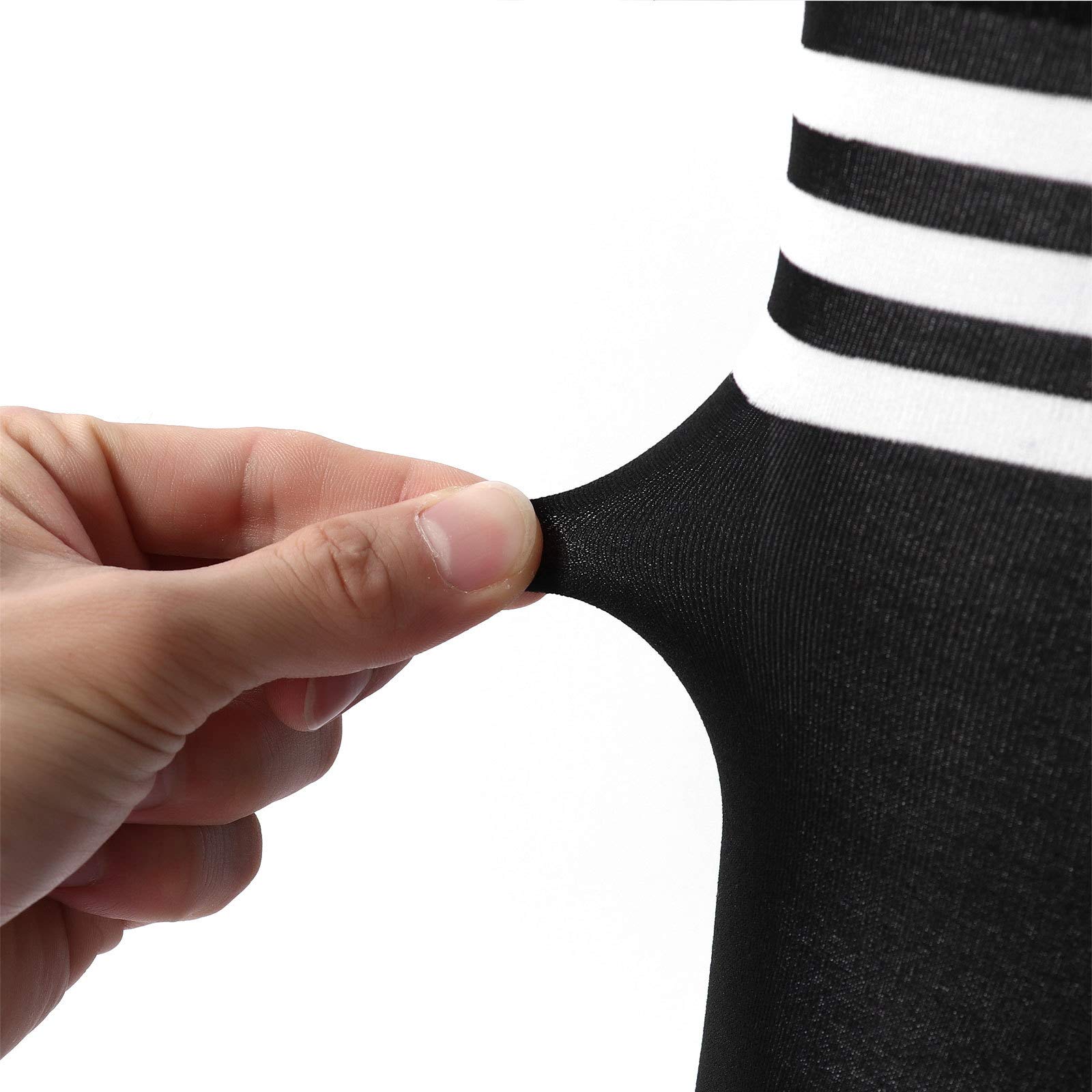 Men's Over The Knee High Cotton Socks - Long Thigh Stockings for Sports & Spring Wear - Perfect for Running, Basketball & Casual Outfits