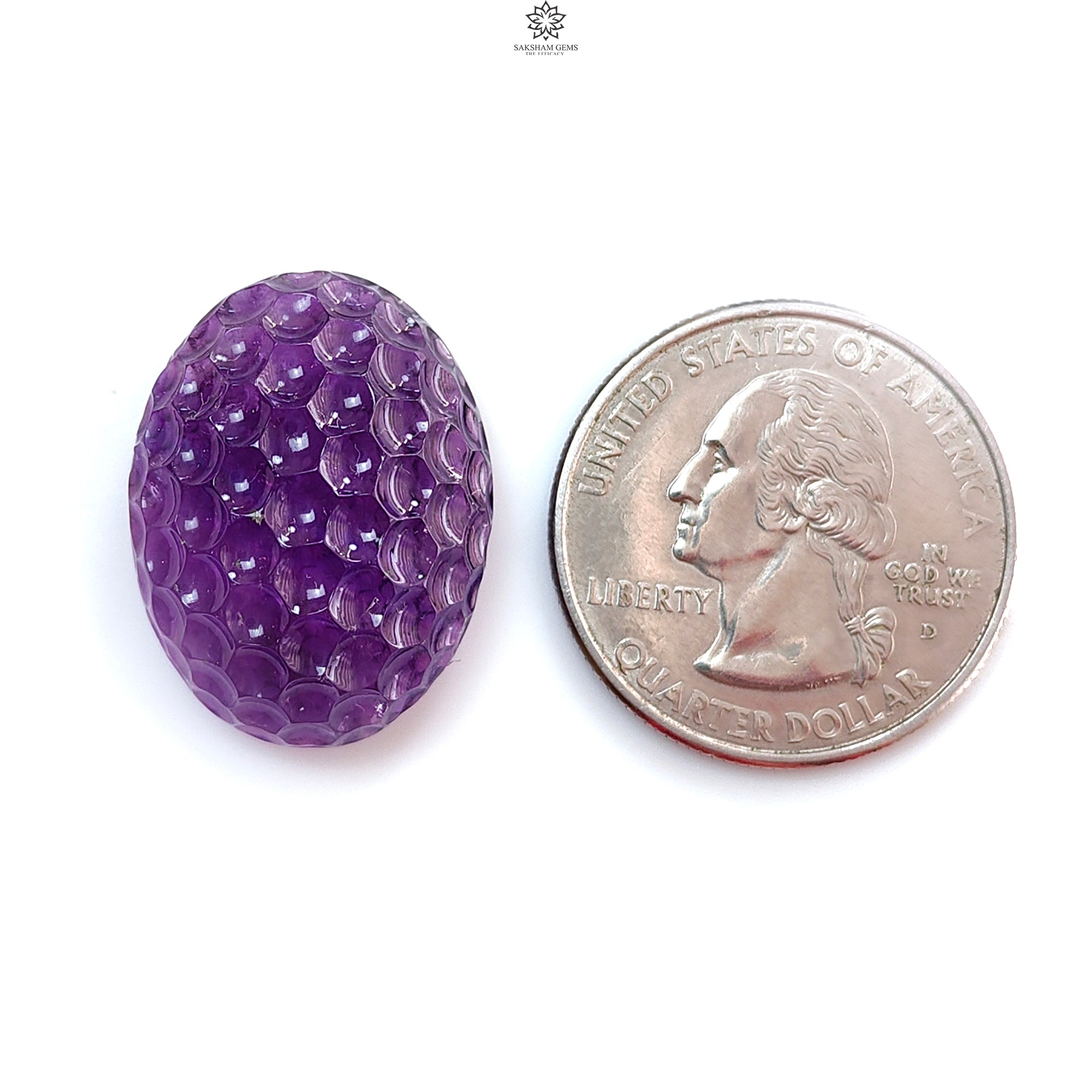 Natural Untreated Citrine & Amethyst Quartz Gemstone Carving - Handcrafted Oval Shape for Jewelry Making, Healing Crystals & Spiritual Decor (1pc) | Perfect for Necklaces, Bracelets, Meditation & Home Decoration