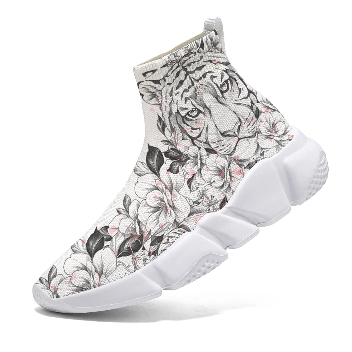 Hetios Women's Artistic Graffiti Running Shoes - Breathable Mesh Sneakers for Gym, Workout, Tennis & Casual Walking | Slip-On Comfort Design for Active Lifestyle