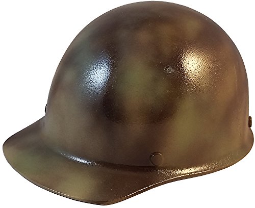 MSA Skullgard Cap Style Hard Hat with Ratchet Suspension - Textured Camo | ANSI Compliant Safety Helmet for Construction, Industrial & Outdoor Work