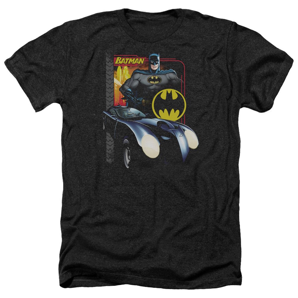 Batman Bat Racing Unisex T-Shirt for Men & Women - Soft Heather Cotton Tee for Cosplay, Comic Con & Casual Wear
