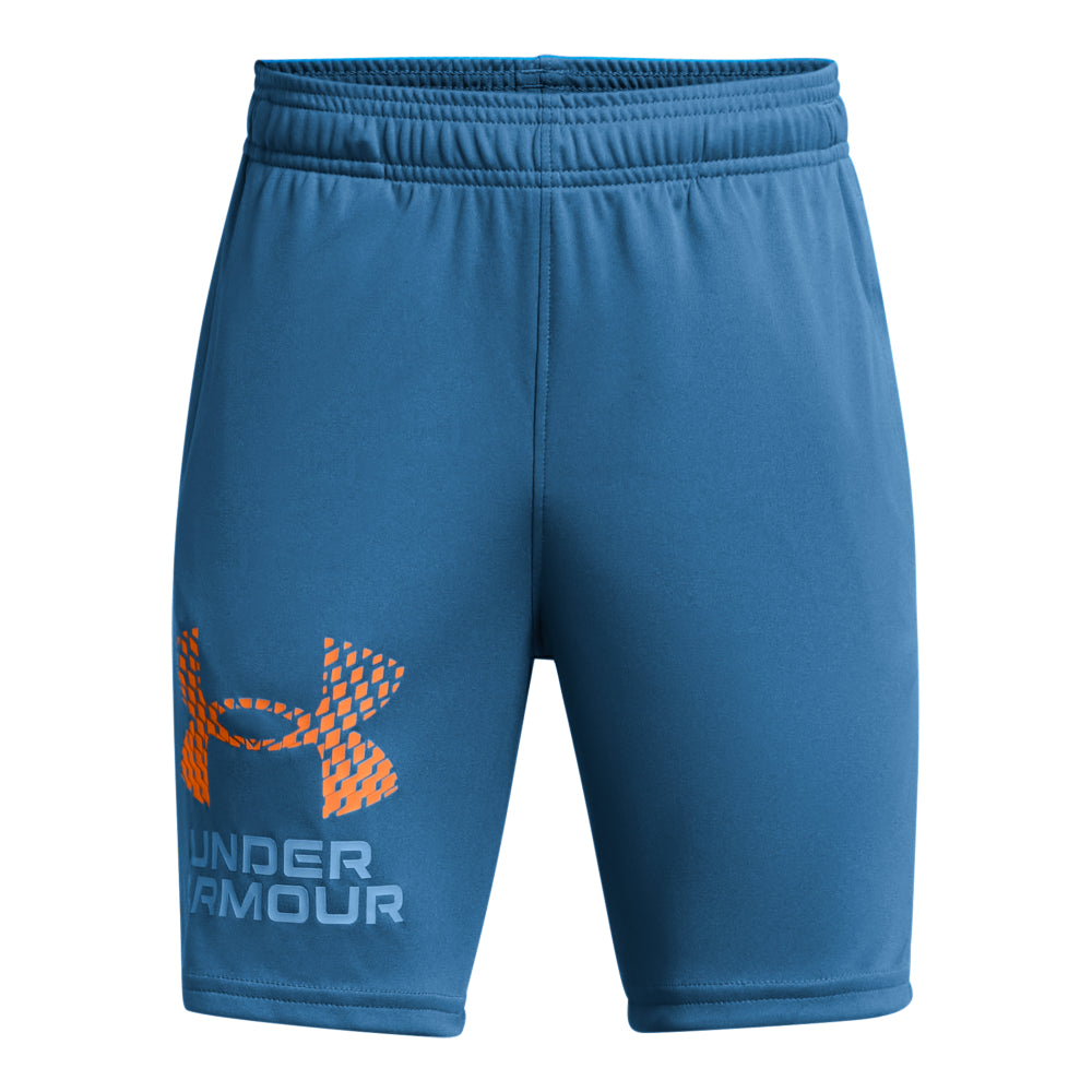 Under Armour Boys' Tech Logo Shorts - Moisture-Wicking Youth Athletic Shorts for Running, Training & Sports | Comfortable & Lightweight