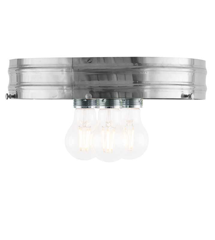 Heidenstam Plafond 300 Nickel Ceiling Light - Modern Pendant Lighting for Living Room, Bedroom & Dining Room