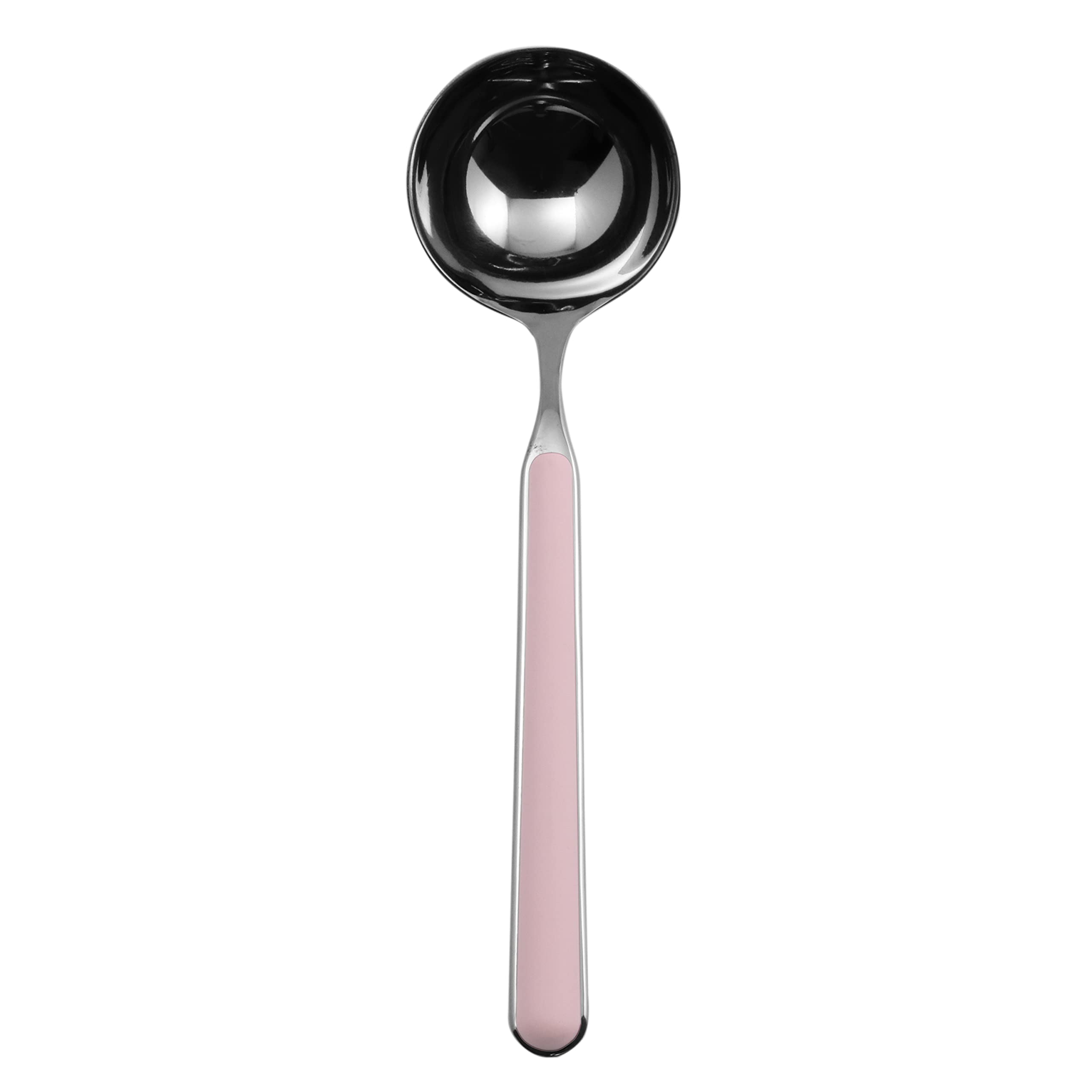 Mepra 10Z71140 Fantasia Pale Rose Gravy Ladle - Premium Stainless Steel Serving Spoon for Thanksgiving, Christmas & Dinner Parties