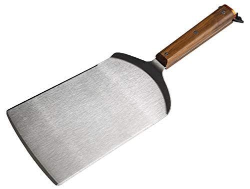 Traeger XXL BBQ Grilling Spatula - Heavy Duty Stainless Steel Grill Turner for Smokers & Pellet Grills - Perfect for Flipping Burgers, Steaks & Pancakes on Outdoor Grills & Camping Trips