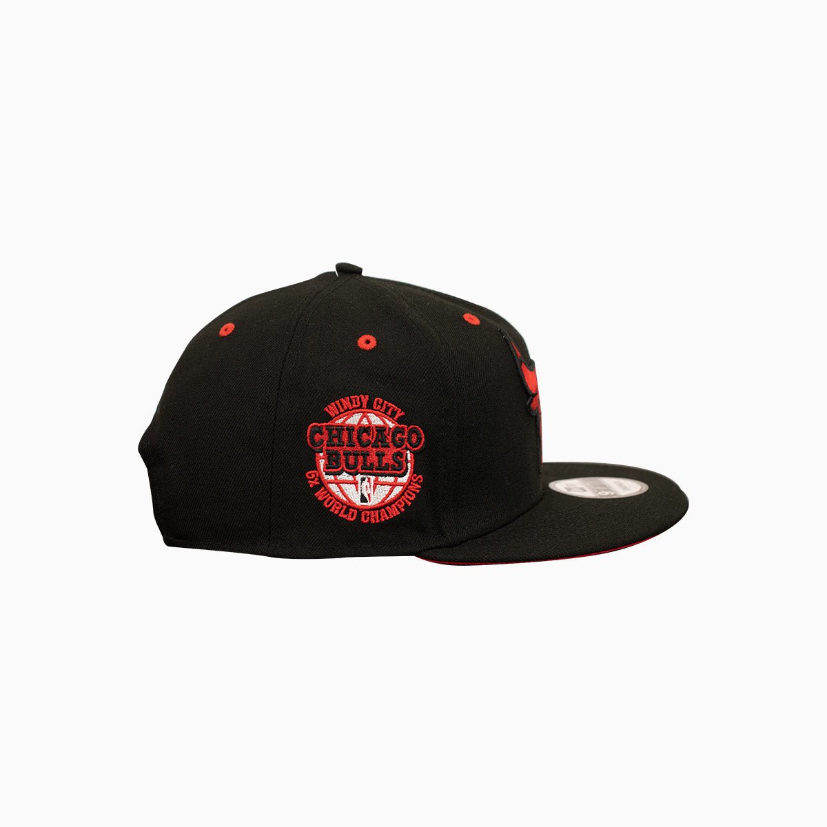 Chicago Bulls 6X World Champions 9Fifty Snapback Hat - Official NBA Licensed Adjustable Baseball Cap for Men & Women - Perfect for Basketball Games, Streetwear Fashion & Sports Fans