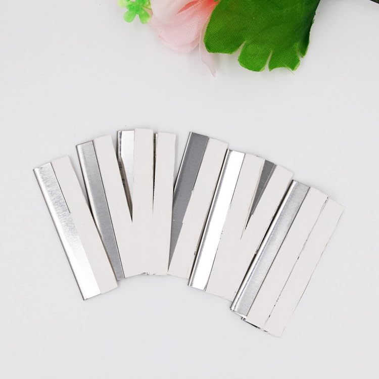 Professional Stainless Steel Eyebrow Razor Blades 10-Pack - Precision Eyebrow Shaper for Men & Women - Perfect for Makeup Artists, Salon Use & Home Grooming - Smooth Facial Hair Removal for Eyebrows & Upper Lip