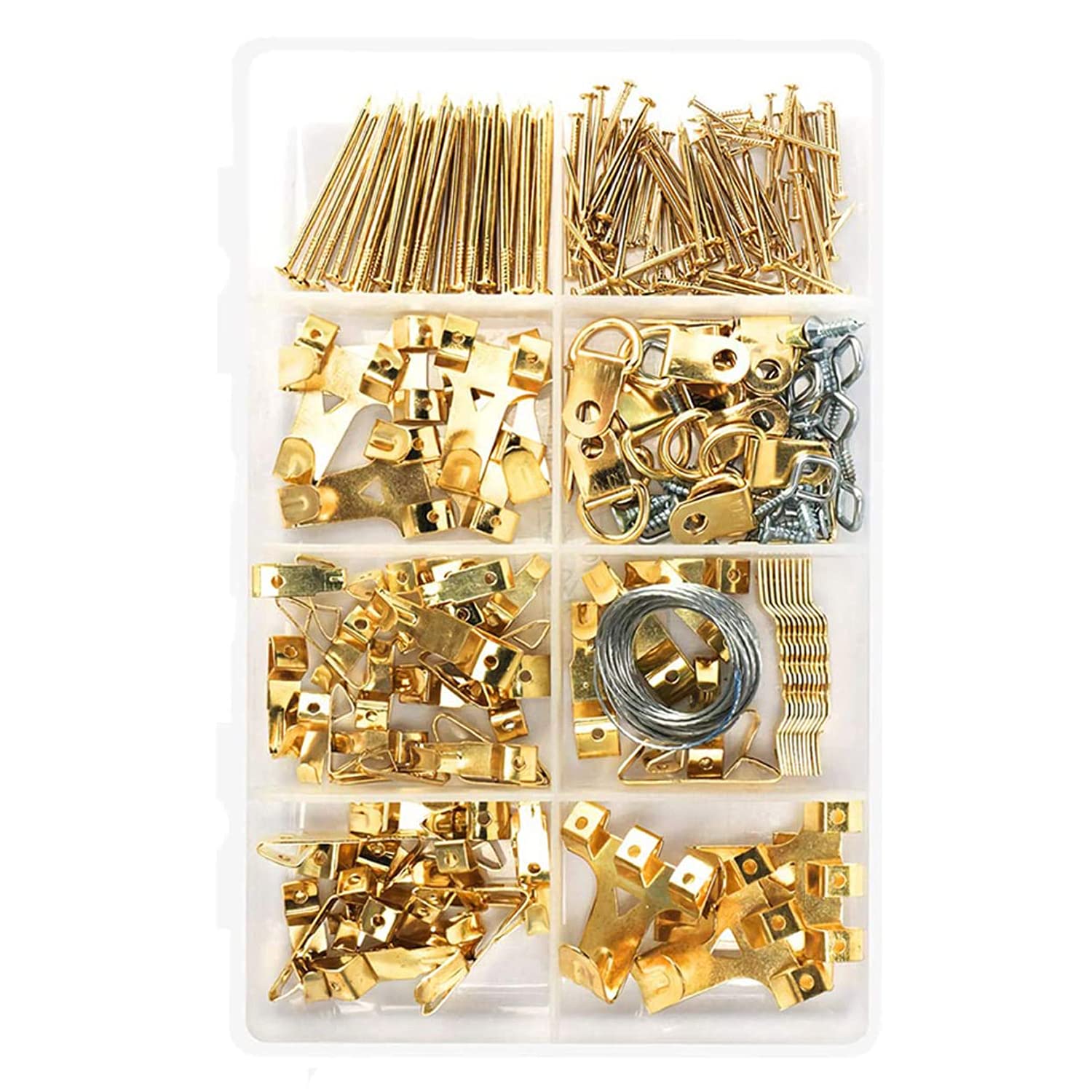 DEKAVA Picture Hanging Kit with Frame Hanger Tools & Wall Hooks - Perfect for Home Decor, Gallery Displays & Photo Frame Installation