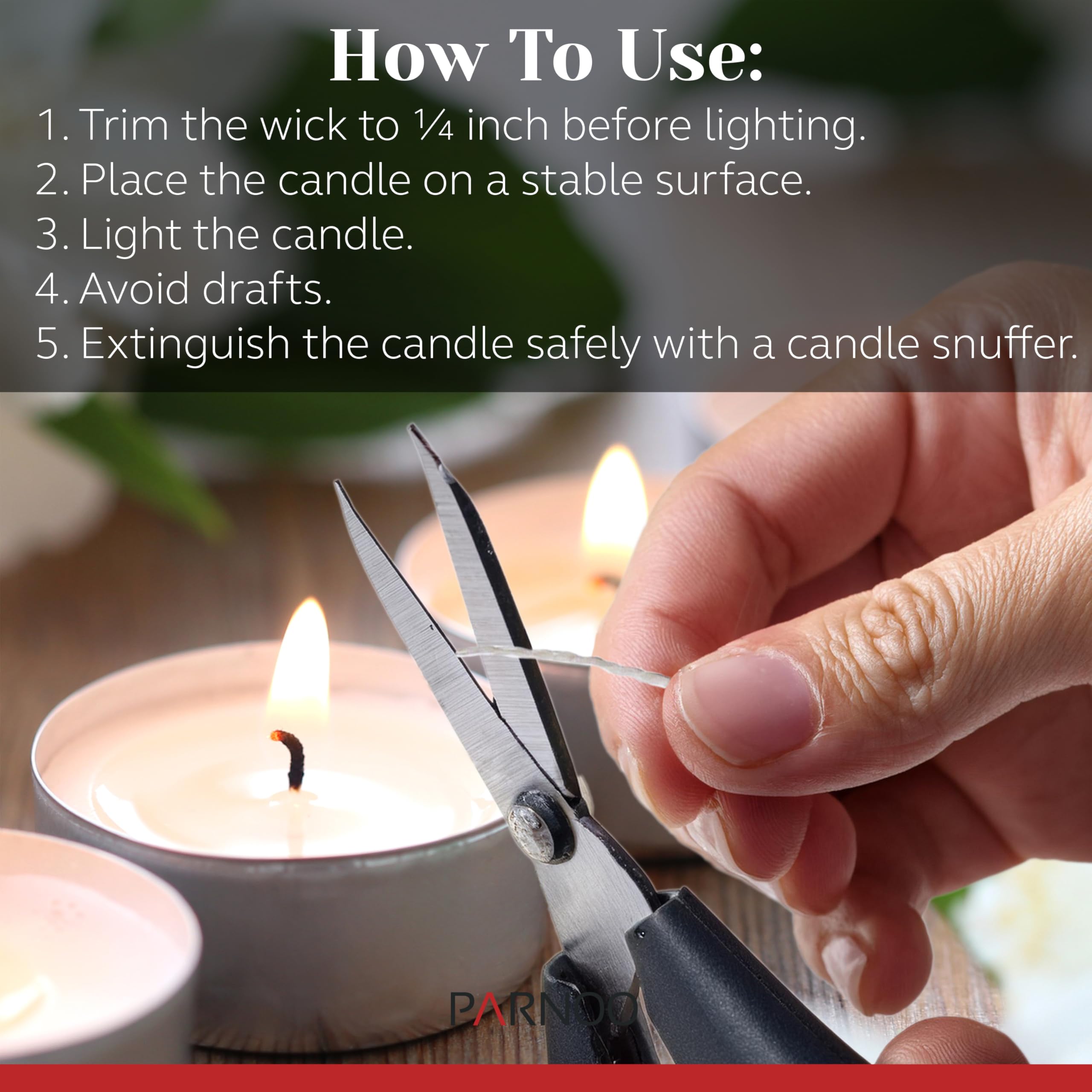 100 Pack Unscented Tealight Candles in Metal Cups - 4.5 Hour Burn Time, Clean White Votive Candles for Romantic Dinners, Weddings, Spa & Hotels - Perfect for Home Decor, Parties, Restaurants & Relaxation by PARNOO