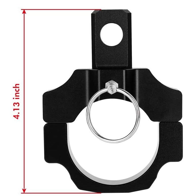 2-Pack Whip Light Mounting Brackets for UTV ATV Off-Road Vehicles - Heavy Duty Universal Mount Kit for Night Riding, Trail Adventures & Off-Road Safety Accessories