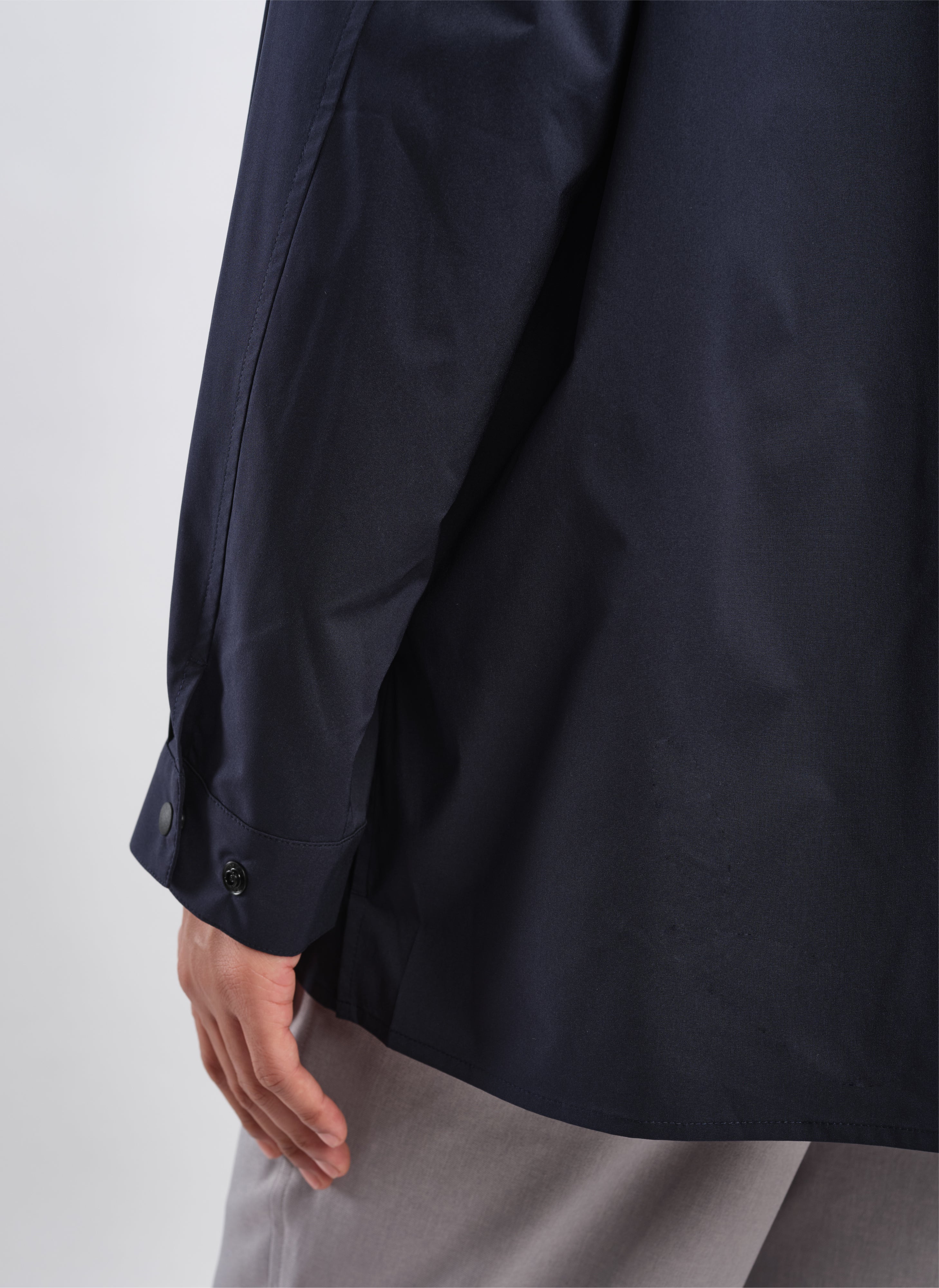 Minotech Snap Button Pocket Open Collar Shirt for Men - Casual Office Wear & Outdoor Activities