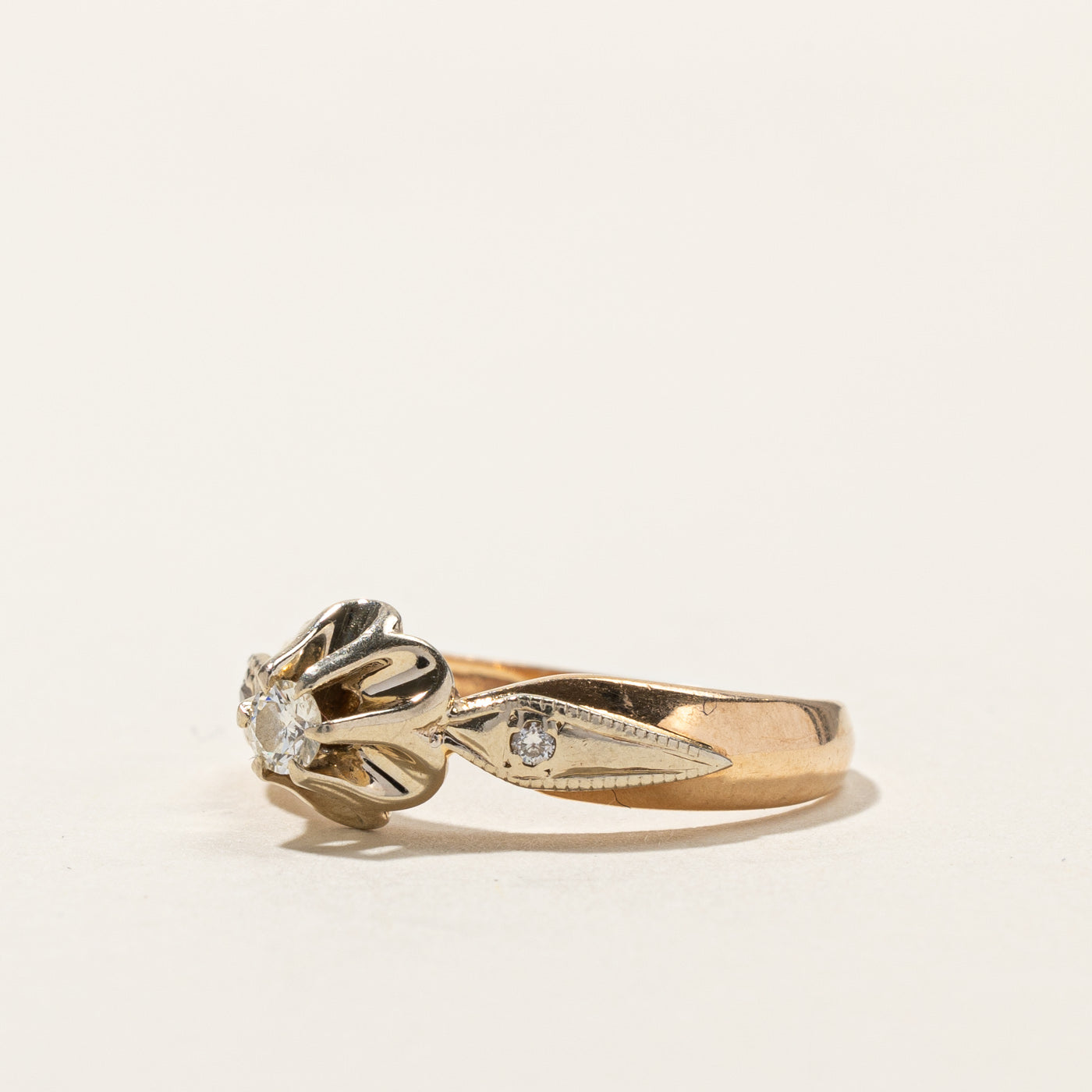 0.15ctw Diamond Claw Set Ring - Size 6.5 | Elegant Solitaire Engagement Ring for Women | Perfect for Proposals, Anniversaries & Special Occasions
