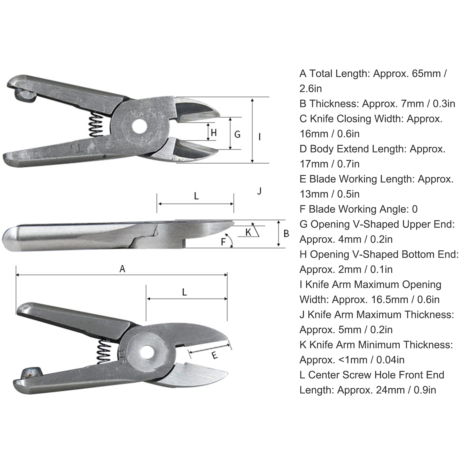 **High-Quality Pneumatic Scissors Head with Glossy Finish for Electronics & Plastic Factories | Precision Cutting Tool for Industrial Use**