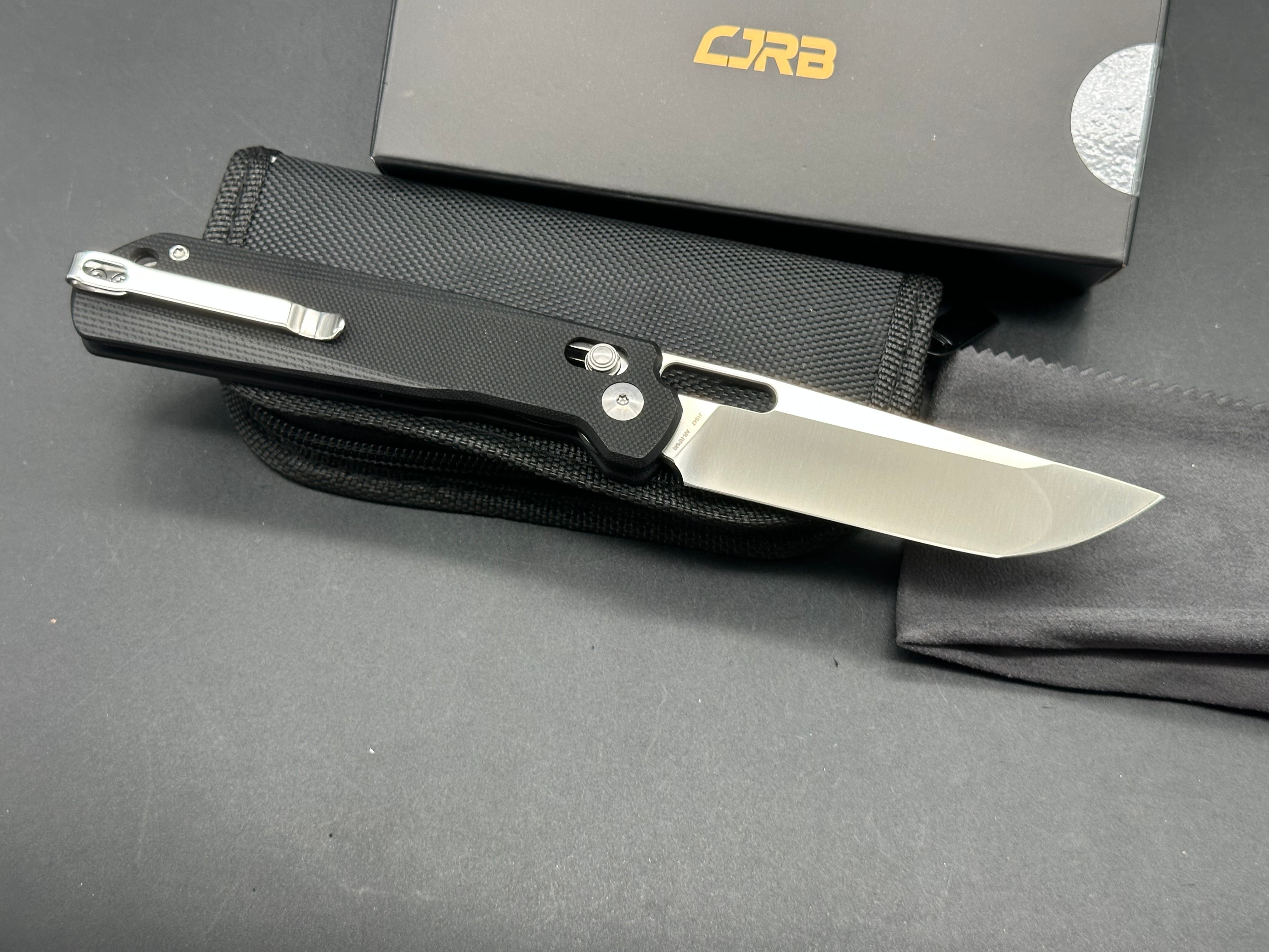 CJRB Bellona J1947 Folding Knife - AR RPM9 Steel Blade & G10 Handle - EDC, Outdoor Camping, Survival Gear