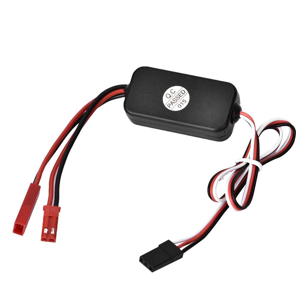 Dilwe RC Car Electric Switch - Remote Control Car Receiver Switch Replacement Part for 1:10 Scale RC Vehicles | Perfect for Off-Road, Racing & DIY RC Car Repairs