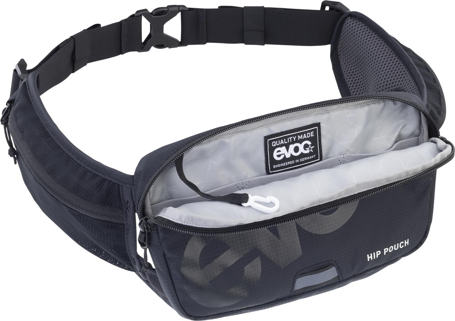 Evoc Hip Pouch 1L Waist Pack - Lightweight Running Belt for Hiking, Cycling & Travel (SS25 Collection) - Perfect for Outdoor Adventures and Daily Essentials