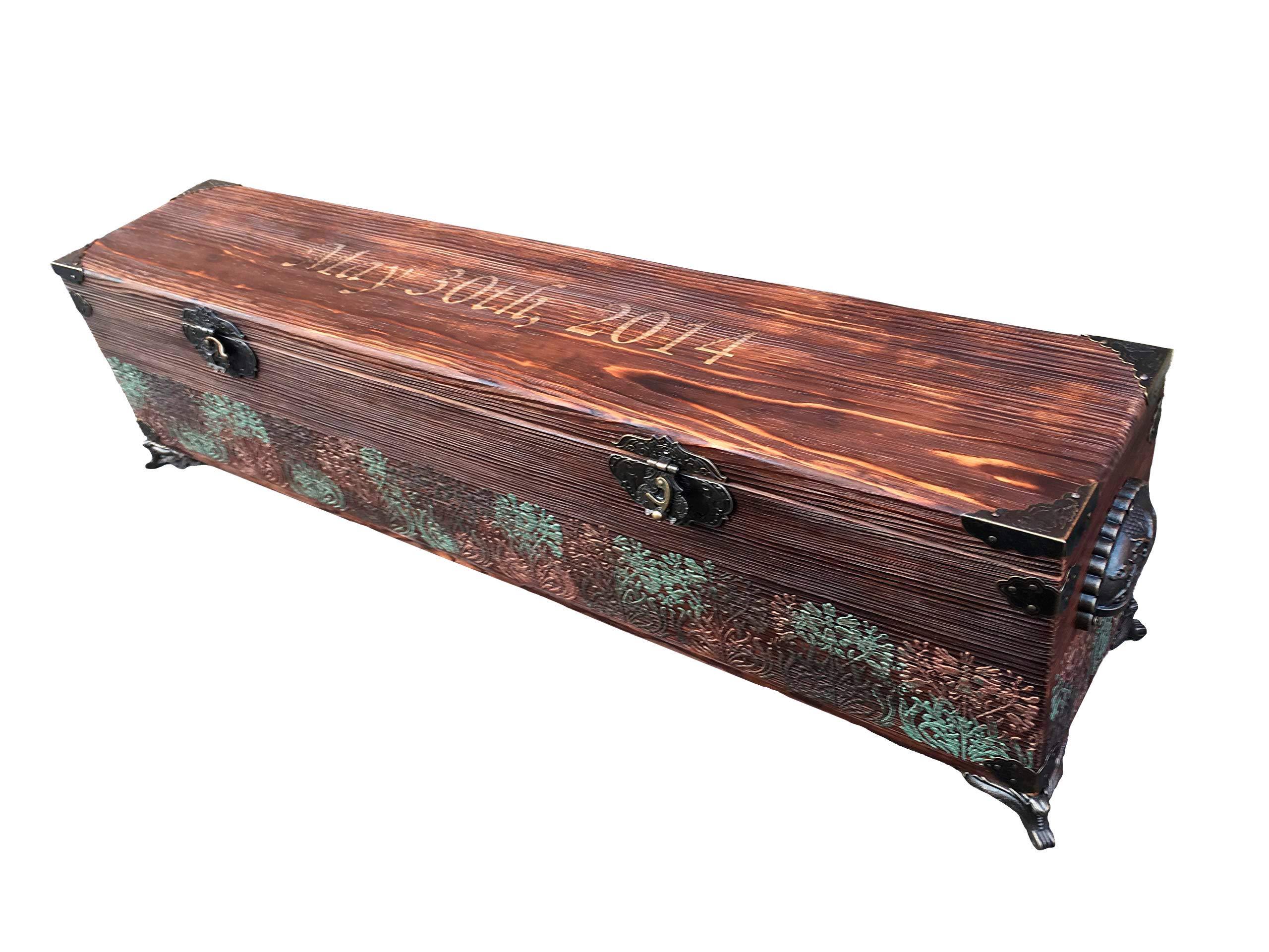 Personalized Engraved Wooden Gift Box - Custom 5th Anniversary Present for Her - Perfect for Wedding, Anniversary & Romantic Occasions