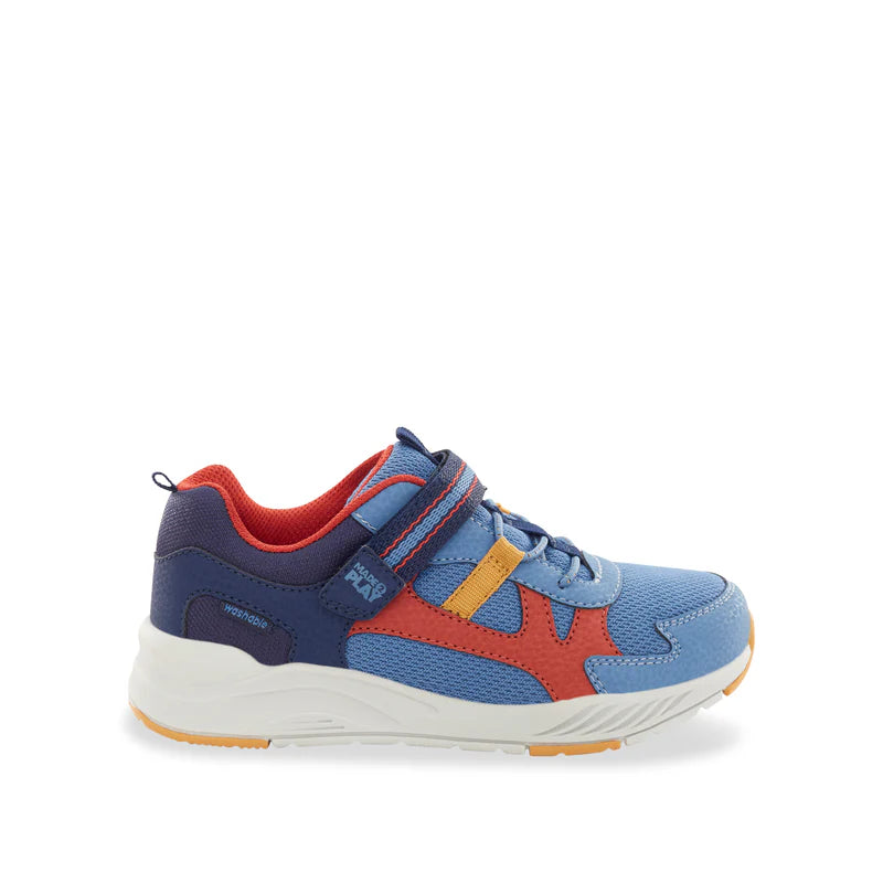 Stride Rite Blue Multi made2play Toddler Sneakers - Comfortable & Durable Kids Shoes for Playtime, Walking & Outdoor Activities