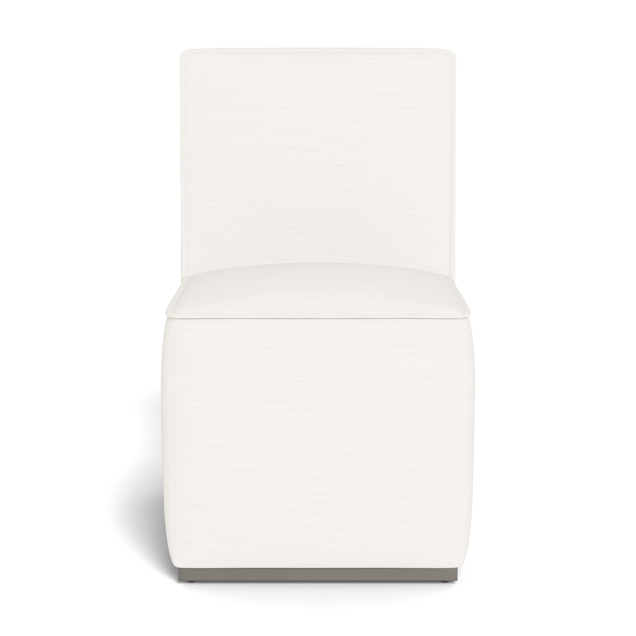 Santorini Outdoor Armless Dining Chair - Weather-Resistant Patio Furniture for Garden, Poolside, and Backyard Dining