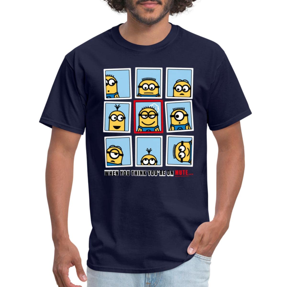 Officially Licensed Minions Men's T-Shirt - Funny Home Office Merch - Spreadshirt | Perfect for Casual Wear, Gifts & Minions Fans