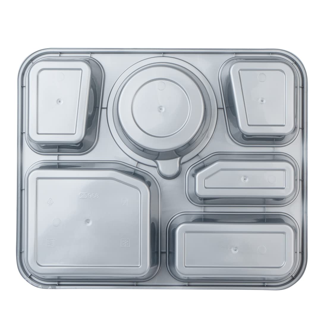 Restaurantware Futura 50.7oz Meal Prep Containers with Lids - 100 Pack Tamper-Evident Microwavable Disposable Plastic Food Storage Containers for Takeout, Lunches & Meal Prepping - BPA-Free, Leak-Proof (Ideal for Restaurants, Catering & Home Meal Prep)