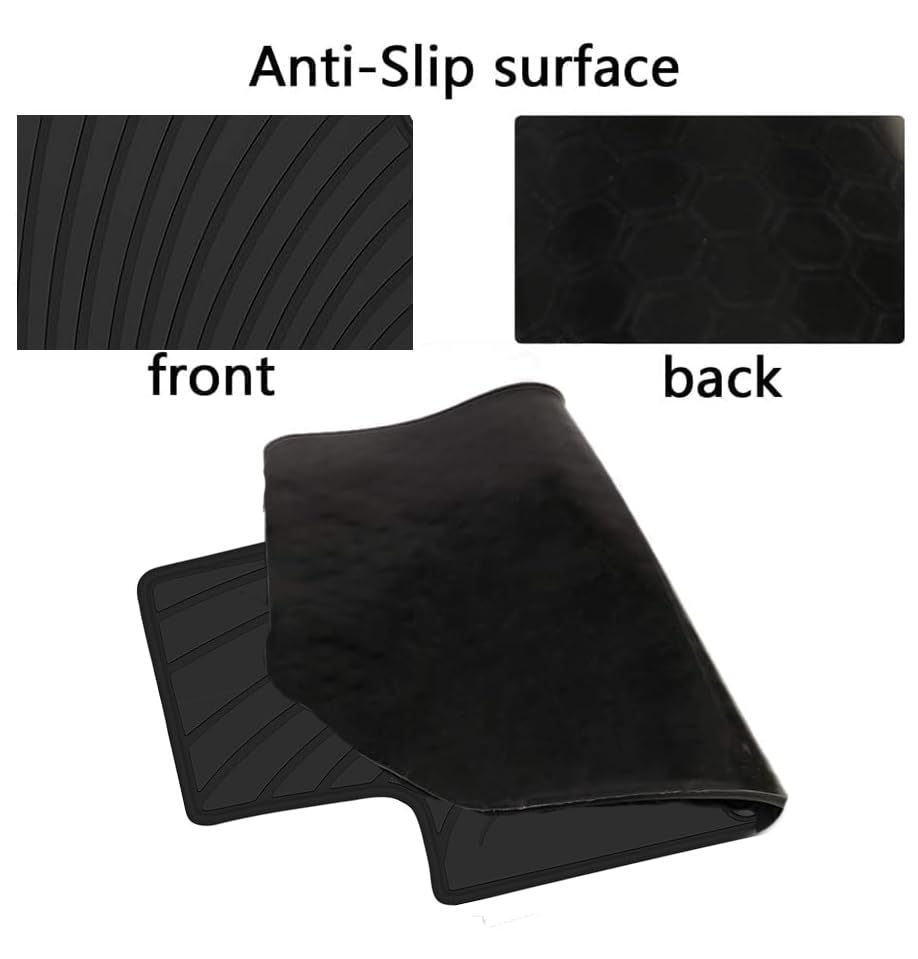 Premium Custom Fit Car Floor Mats for Porsche Cayenne 2011-2018 - Heavy Duty Black Rubber Floor Liners Set | Waterproof, All-Weather Protection, Odorless | Perfect for Daily Commutes, Road Trips & Off-Road Adventures